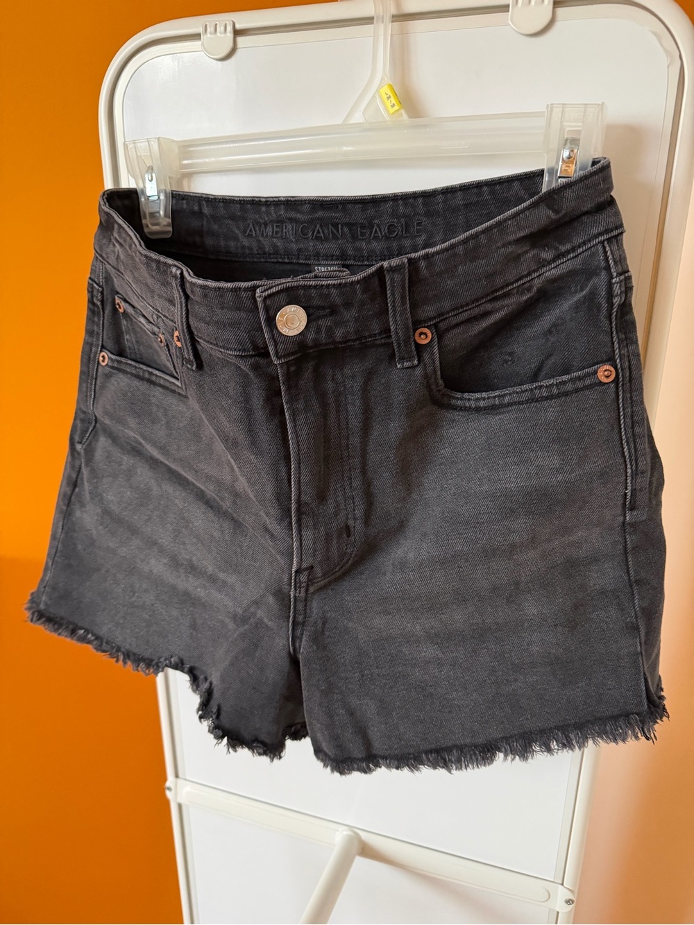 American Eagle dark denim shorts